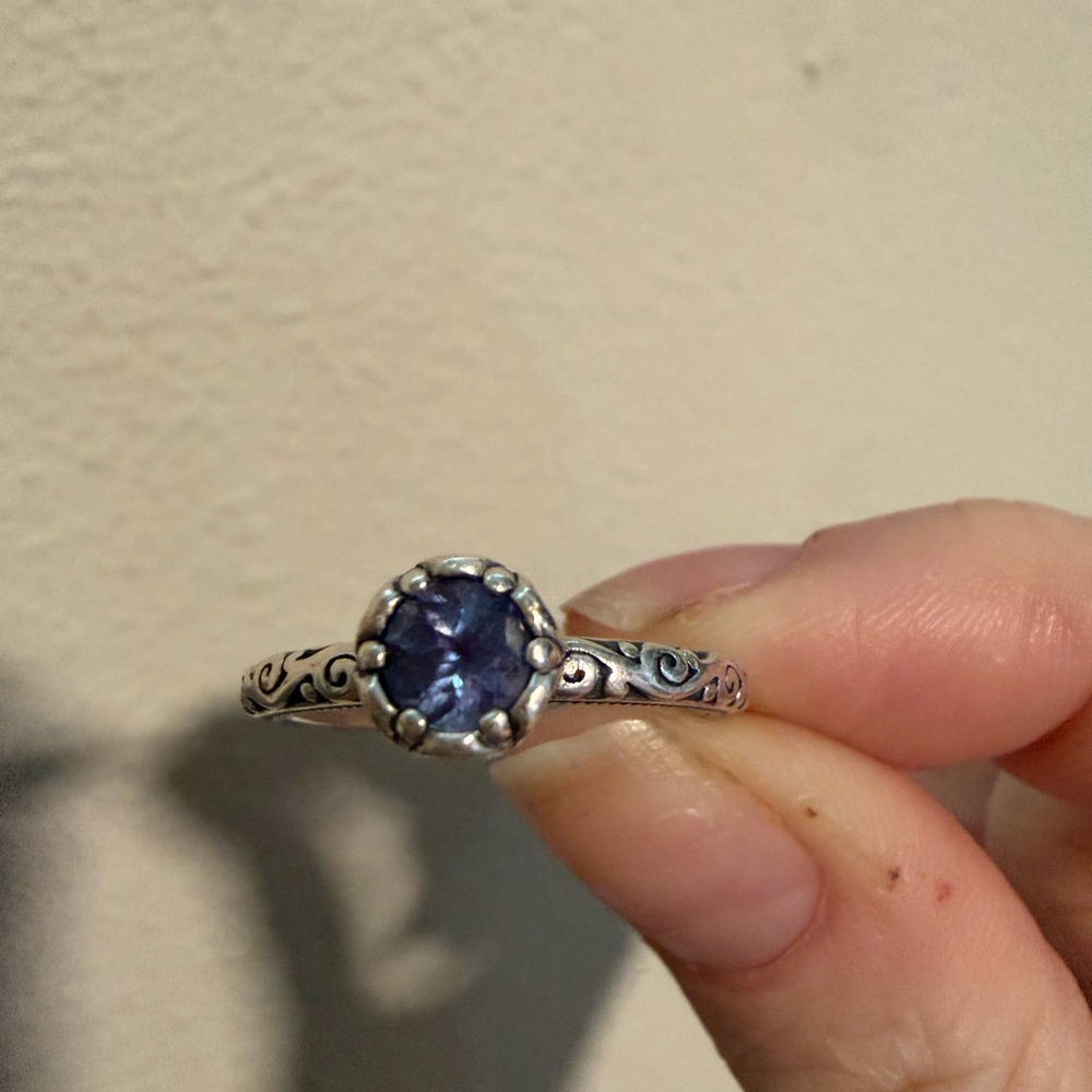James Avery Sterling Silver Alexandrite Ring - Picture 3 of 8